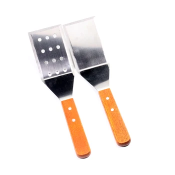 Wood Handle Heavy Duty Hamburger Turner / Spatula with Cutting Edge, 2.95-Inch Wide Blade, 11.5-Inch BBQ Tools
Wood Handle Heavy Duty Hamburger Turner / Spatula with Cutting Edge, 2.95-Inch Wide Blade, 11.5-Inch BBQ Tools