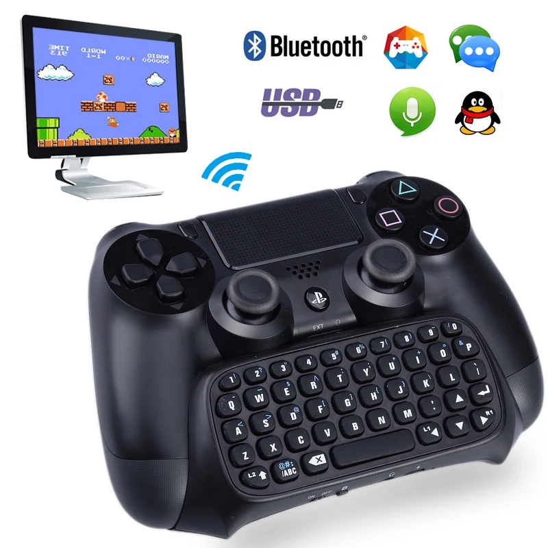 Wireless Bluetooth mini keyboard video game gamepad For Sony playstation 4 ps4 controller gamepad keyboard drop shipping
Wireless Bluetooth mini keyboard video game gamepad For Sony playstation 4 ps4 controller gamepad keyboard drop shipping
