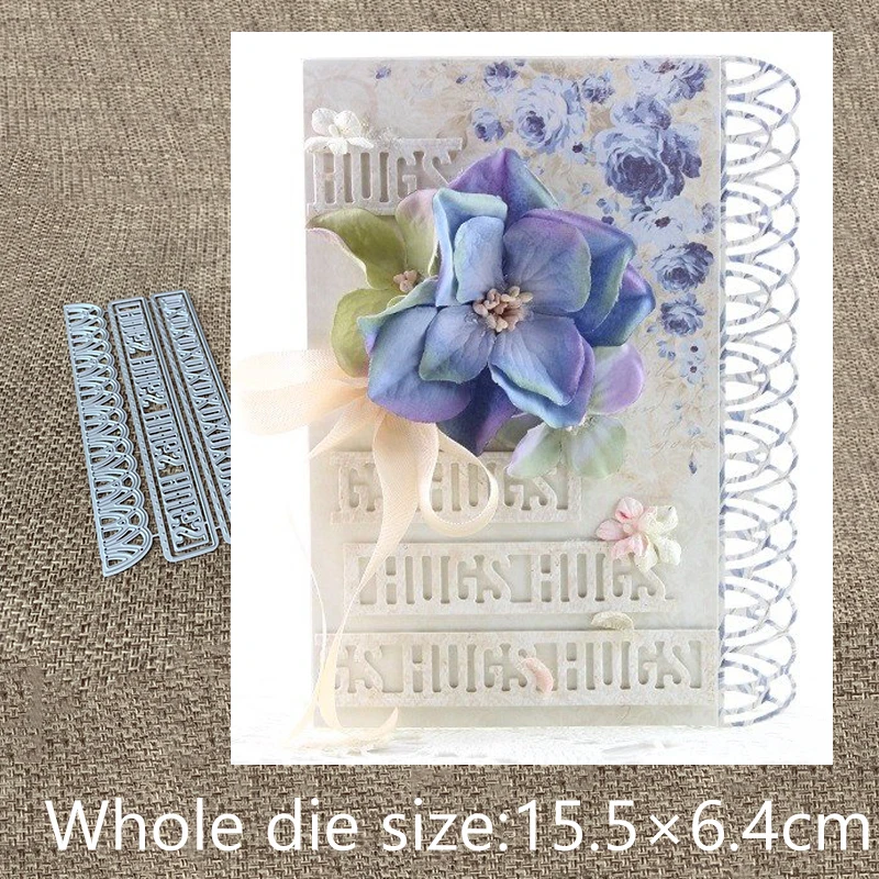 XLDesign Craft Metal Cutting Die die cuts Lace letter edge decoration scrapbook Album Paper Card Craft Embossing die cuts
XLDesign Craft Metal Cutting Die die cuts Lace letter edge decoration scrapbook Album Paper Card Craft Embossing die cuts