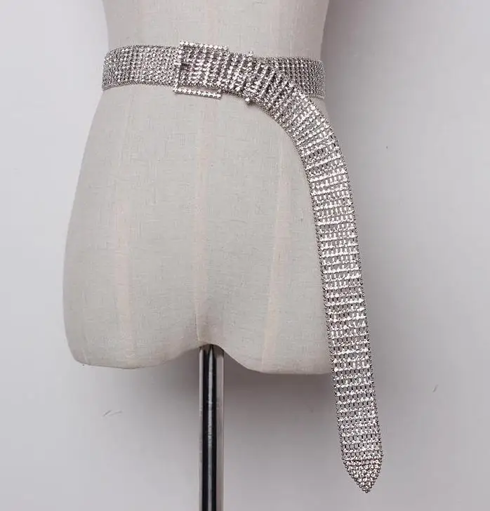 Women Customed Crystal Belt Diamond Silver Belts Blingbling Ceinture Femme 2018 Fashion Shining Belly Chain Elastic Belt NW-077
Women Customed Crystal Belt Diamond Silver Belts Blingbling Ceinture Femme 2018 Fashion Shining Belly Chain Elastic Belt NW-077