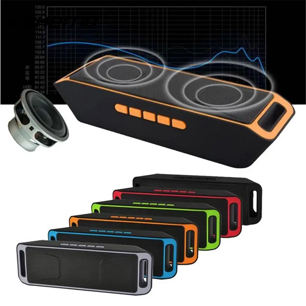 

Vehemo SC208 800mAh Bluetooth 4.0 Speaker Wireless FM Super Bass Full range Sound HIFI Stereo Black