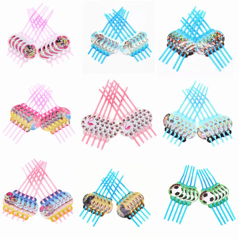 10Pcs/Lot Disposable Straws Batman Ladybug Unicorn Birthday Party Supplies Decoration Kids Children Party Favor For Baby Shower
10Pcs/Lot Disposable Straws Batman Ladybug Unicorn Birthday Party Supplies Decoration Kids Children Party Favor For Baby Shower