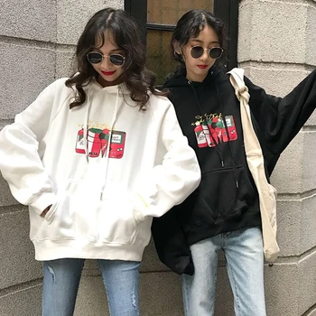 YouGeMan Womens Pullover Sweatshirt Hoodie 2020 Autumn Korean Ulzzang Harajuku Velvet Hooded Sweatshirts Female Loose Hoodies
YouGeMan Womens Pullover Sweatshirt Hoodie 2020 Autumn Korean Ulzzang Harajuku Velvet Hooded Sweatshirts Female Loose Hoodies