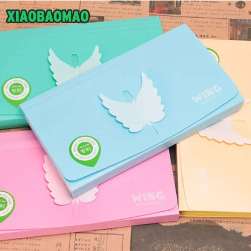 3D Butterfly Heart-shaped Plastic candy color Document bag file folder Expanding wallet bill folder Small 23.5X13.3cm School
3D Butterfly Heart-shaped Plastic candy color Document bag file folder Expanding wallet bill folder Small 23.5X13.3cm School