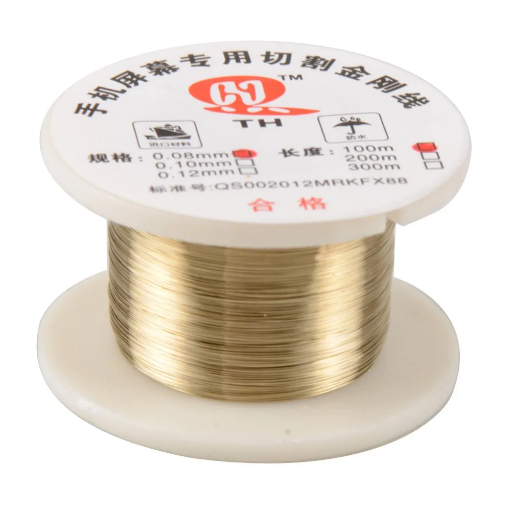 100m/roll 0.08mm Alloy Molybdenum Cutting Wire Line LCD Display Screen Separator Repair For Smart Phone accessories
100m/roll 0.08mm Alloy Molybdenum Cutting Wire Line LCD Display Screen Separator Repair For Smart Phone accessories