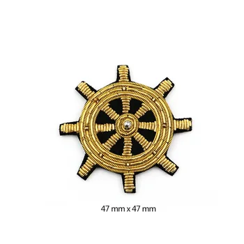 DIY New High quality 3D Hand embroidered badges Rudder Armband applique for Coat Trousers Bag Brooch
DIY New High quality 3D Hand embroidered badges Rudder Armband applique for Coat Trousers Bag Brooch