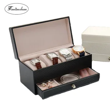 New Style Leather Jewelry box Watch And Earrings Storage Caske't Man and woman jewelry display Best Gift Box For Birthday
New Style Leather Jewelry box Watch And Earrings Storage Caske't Man and woman jewelry display Best Gift Box For Birthday