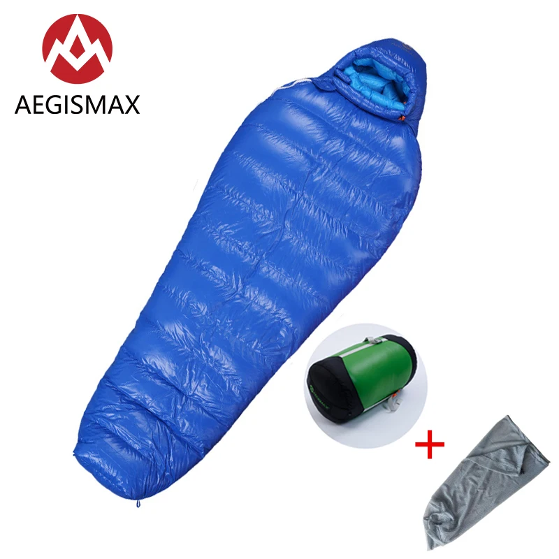 AEGISMAX RS Adult Ootdoor Camping Ultralight Keep Warm Mummy Goose Down Sleeping Bag Widening Thickening Down Sleeping Bag
AEGISMAX RS Adult Ootdoor Camping Ultralight Keep Warm Mummy Goose Down Sleeping Bag Widening Thickening Down Sleeping Bag