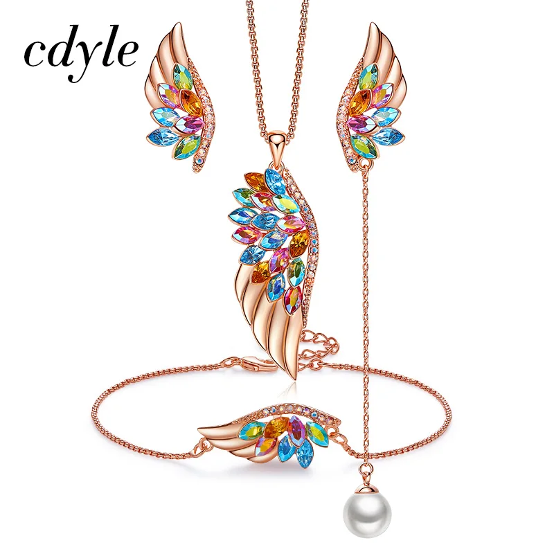 Cdyle Women Gold Jewelry Set Embellished with crystals Feather Necklace Earrings Bracelet Wedding Jewelry Sets
Cdyle Women Gold Jewelry Set Embellished with crystals Feather Necklace Earrings Bracelet Wedding Jewelry Sets
