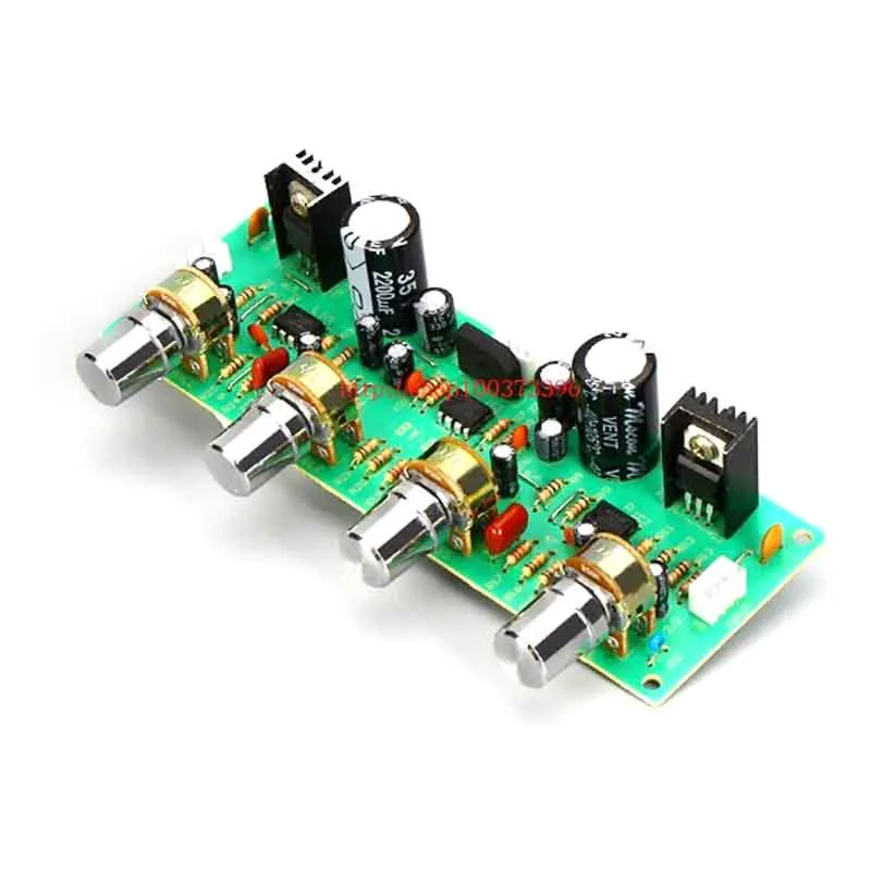 Kaolanhon Dual AC12~15V NE4558 Amplifier Front DIY Fever Tone Board with High and Low Sounds Left and Right Balance Tuning Board
Kaolanhon Dual AC12~15V NE4558 Amplifier Front DIY Fever Tone Board with High and Low Sounds Left and Right Balance Tuning Board