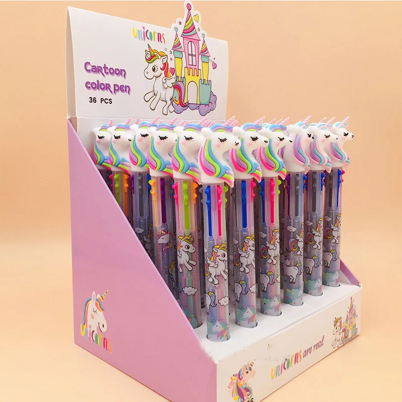 3/6 Colors Cute Novelty Unicorn Ballpoint Pen Marker Pens School Supply for Students Silica Rainbow Ball Pens Stationery Creativ
3/6 Colors Cute Novelty Unicorn Ballpoint Pen Marker Pens School Supply for Students Silica Rainbow Ball Pens Stationery Creativ