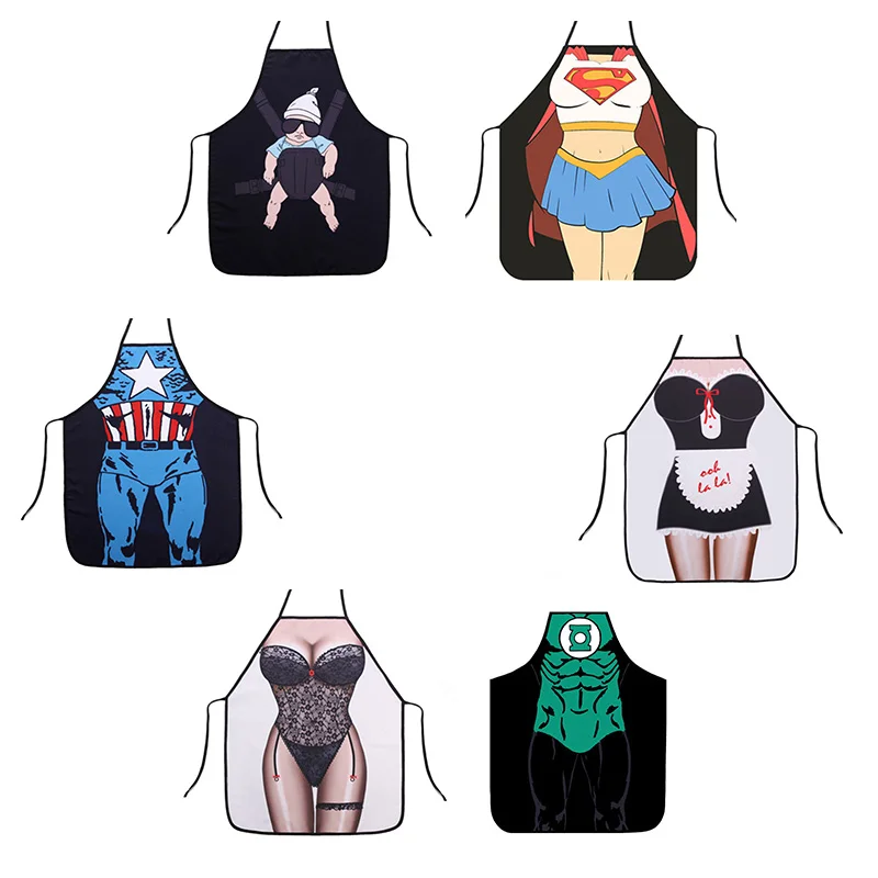 fashion cotton apron cooking kitchen cute cartoon waterproof printing sexy Men Women aprons funny superman grooming superhero
fashion cotton apron cooking kitchen cute cartoon waterproof printing sexy Men Women aprons funny superman grooming superhero
