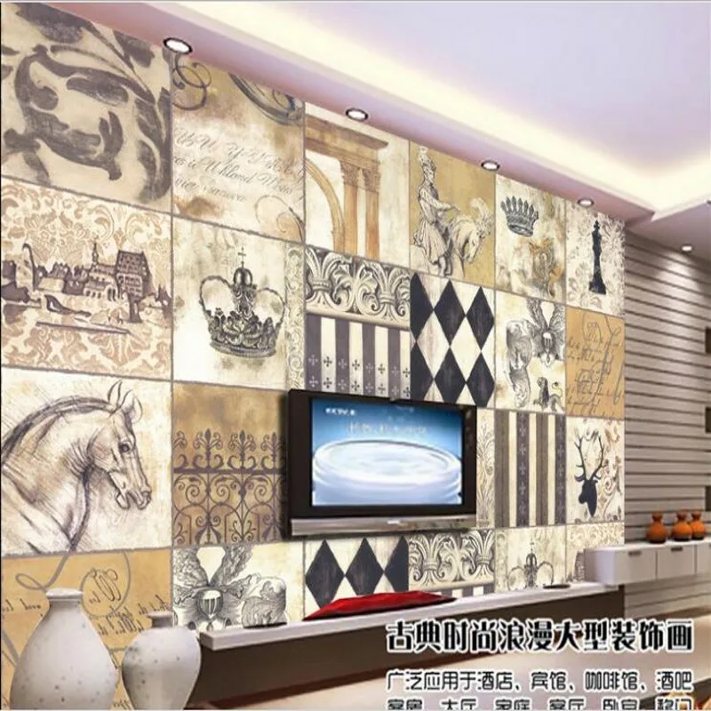 wellyu Custom large - scale murals European retro puzzles fashion painting background wall wallpaper papel de parede
wellyu Custom large - scale murals European retro puzzles fashion painting background wall wallpaper papel de parede