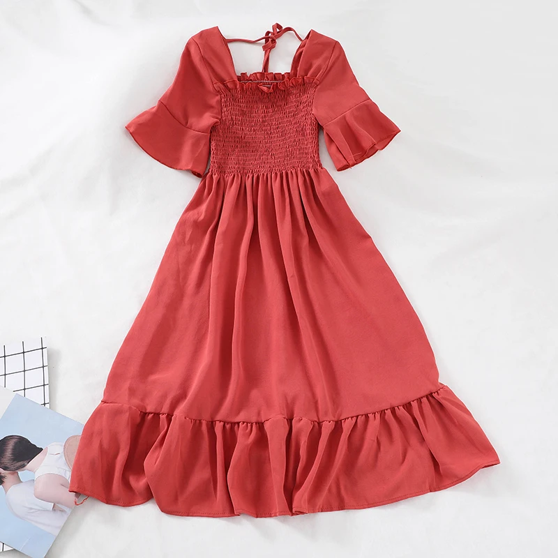 Kawaii Dress Korean Chiffon Dress Elegant Boho Vintage Ruffle Summer Beach Dresses 2019 Short Sleeve Vestidos Bohemian Clothes
Kawaii Dress Korean Chiffon Dress Elegant Boho Vintage Ruffle Summer Beach Dresses 2019 Short Sleeve Vestidos Bohemian Clothes