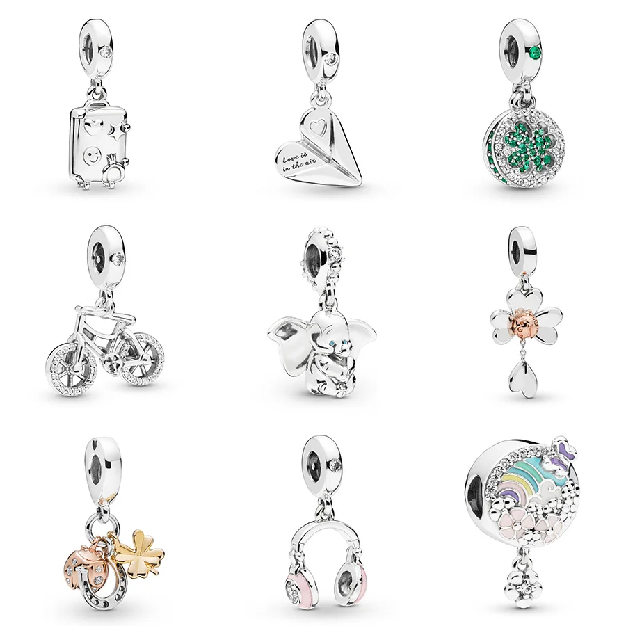 925 Sterling Silver Pendant Charms Full Crystal Pink Headset Elephant For Original Pandora Bracelet Pendant Jewelry Making Gifts
925 Sterling Silver Pendant Charms Full Crystal Pink Headset Elephant For Original Pandora Bracelet Pendant Jewelry Making Gifts