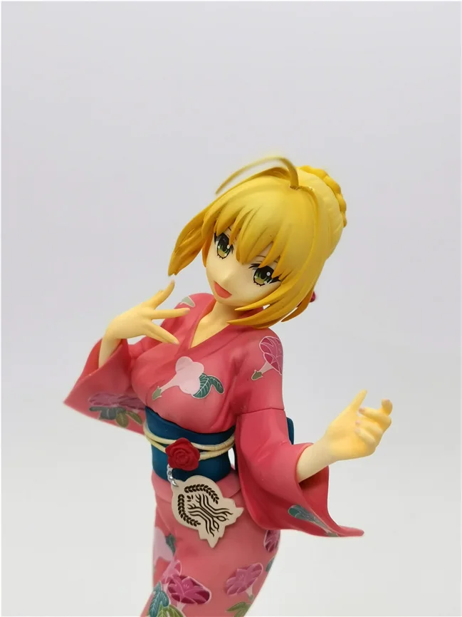 Anime action model figure Jeanne D Arc FateGrand Order saber kimono 21cm 18 Ruler Saber collection PVC toy gift F7323 (12)