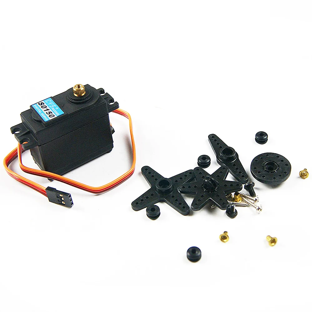 CYS-S0150 15Kg High Torque Digital Throttle Servo Metal Gear RC Servo for 1/10 1/8 RC Car Boat Airplane HPI BAJA 5B 5T 5SC KM
CYS-S0150 15Kg High Torque Digital Throttle Servo Metal Gear RC Servo for 1/10 1/8 RC Car Boat Airplane HPI BAJA 5B 5T 5SC KM
