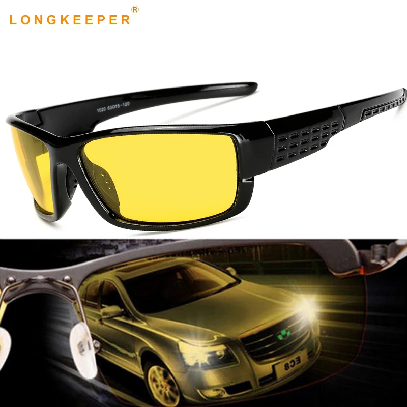 Long Keeper Night Vision Goggles Sunglasses Women Men Brand Designer Female Male Driving Sun Glasses Yellow Lenses Glasses
Long Keeper Night Vision Goggles Sunglasses Women Men Brand Designer Female Male Driving Sun Glasses Yellow Lenses Glasses