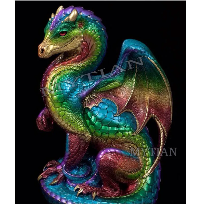 Colorful dragon DIY diamond painting 5D diamond mosaic pattern cross stitch full drill resin square/round rhinestones home decor
Colorful dragon DIY diamond painting 5D diamond mosaic pattern cross stitch full drill resin square/round rhinestones home decor