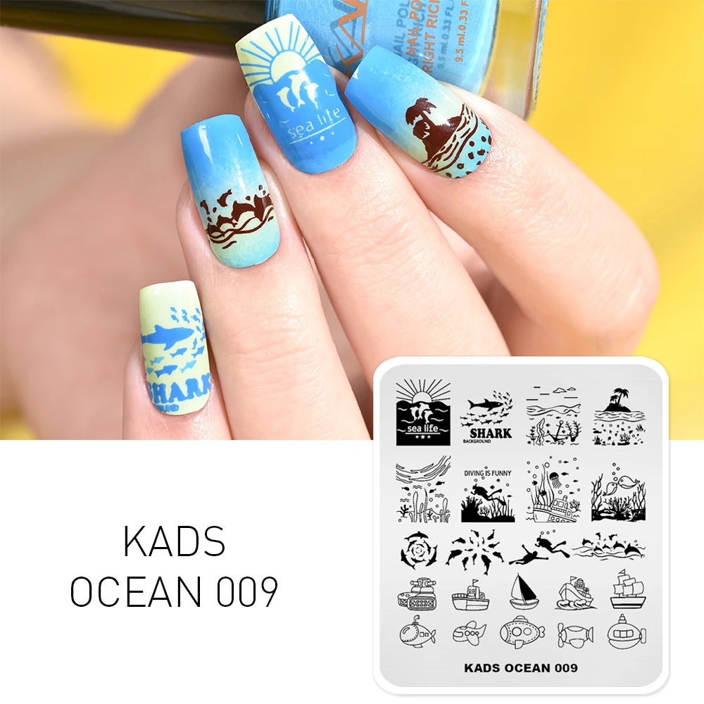 New Arrival Nail Stamping Plates Ocean Series Nail Art Template Stamp Nail Design Wave&Sea Image Plate Stencils For Nails Tool
New Arrival Nail Stamping Plates Ocean Series Nail Art Template Stamp Nail Design Wave&Sea Image Plate Stencils For Nails Tool