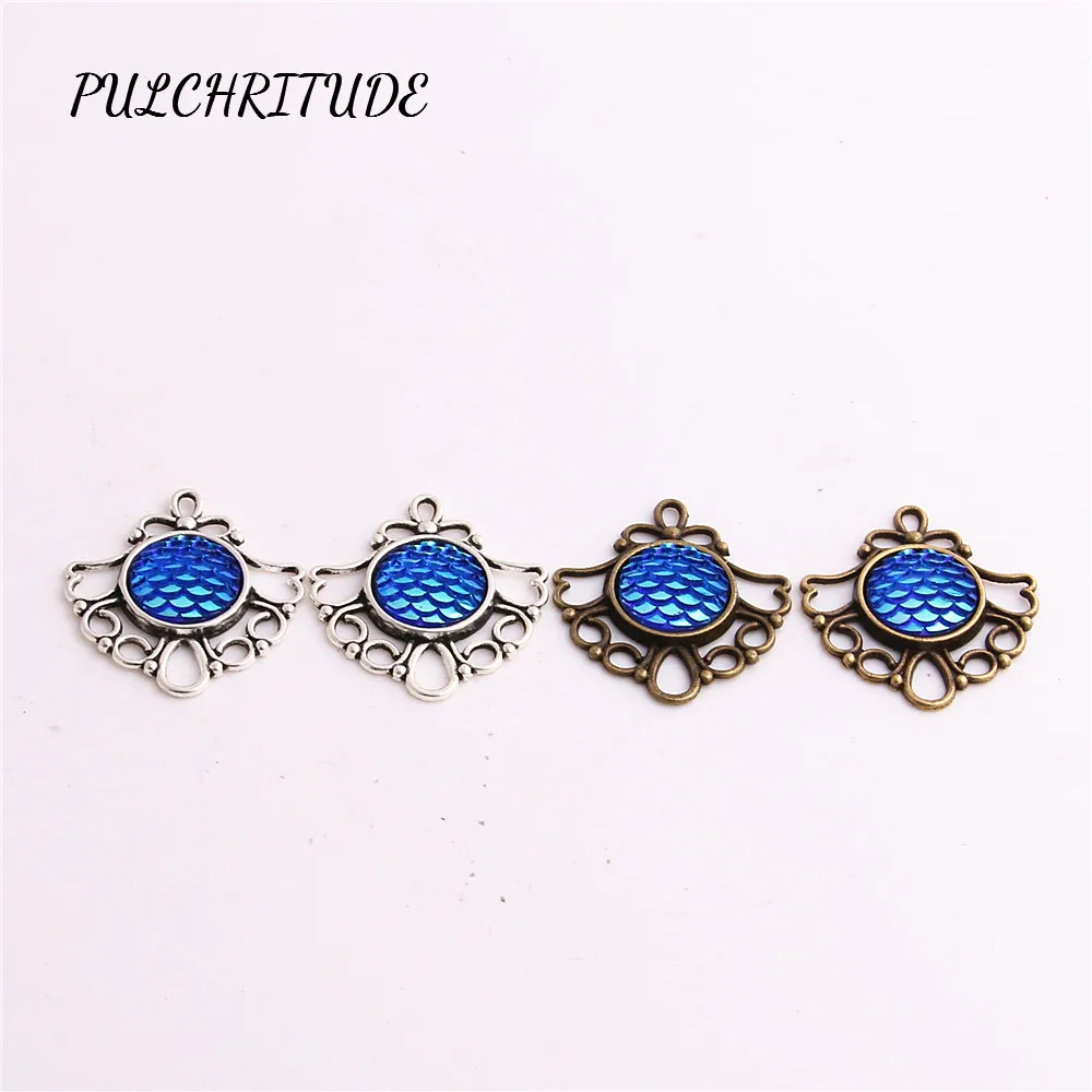 PULCHRITUDE Metal Two Colors 10pcs Hollow Charm Dia Base Trendy Fish scale Cameo Fit round 12mm Cabochon Diy Jewelry Make C1581
PULCHRITUDE Metal Two Colors 10pcs Hollow Charm Dia Base Trendy Fish scale Cameo Fit round 12mm Cabochon Diy Jewelry Make C1581