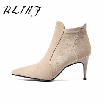 RLINF Leather Stiletto High Heel Size Code 33-43 Yards Low Tube Martin Female Short Boots
RLINF Leather Stiletto High Heel Size Code 33-43 Yards Low Tube Martin Female Short Boots