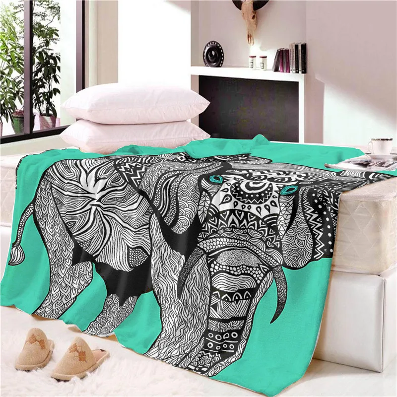 Sherpa Double Layer Blanket 3D Printing Throw Blanket on Sofa Bed Plane Travel Elephant Pattern Blanket Textile
Sherpa Double Layer Blanket 3D Printing Throw Blanket on Sofa Bed Plane Travel Elephant Pattern Blanket Textile