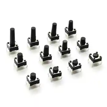 6*6 Series Toy Switches Upright Light Touch Switch Micro Push Button Switch 6*6*4.3/5/6/7/8/9/10-20 MM Wholesale 1000pcs/pack
6*6 Series Toy Switches Upright Light Touch Switch Micro Push Button Switch 6*6*4.3/5/6/7/8/9/10-20 MM Wholesale 1000pcs/pack
