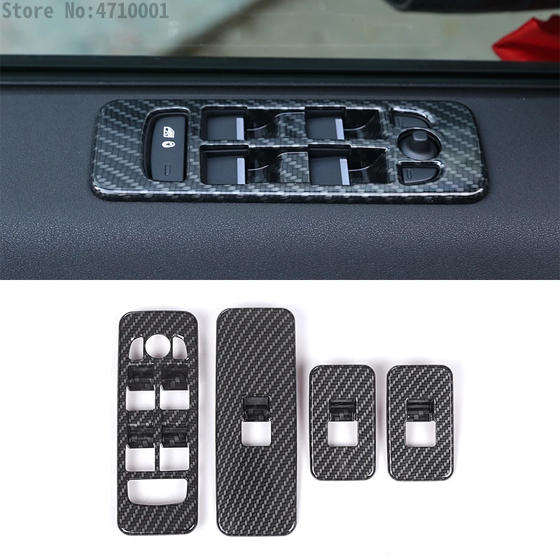 Carbon Fiber Surface ABS Car Window Lift Switch Frame Trim Stickers 4pcs For Land Rover Discovery Sport 2015-2017
Carbon Fiber Surface ABS Car Window Lift Switch Frame Trim Stickers 4pcs For Land Rover Discovery Sport 2015-2017