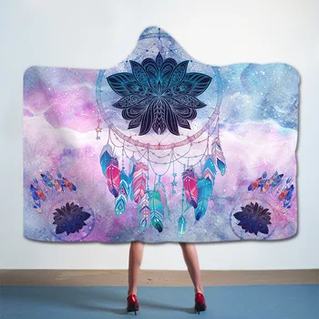 Dream net 3D Pattern Hooded Blanket Sherpa Wool Blanket Can Wear Plush Plush Bedding Sofa Thick Warm 150 * 200cm / 150 * 130cm
Dream net 3D Pattern Hooded Blanket Sherpa Wool Blanket Can Wear Plush Plush Bedding Sofa Thick Warm 150 * 200cm / 150 * 130cm