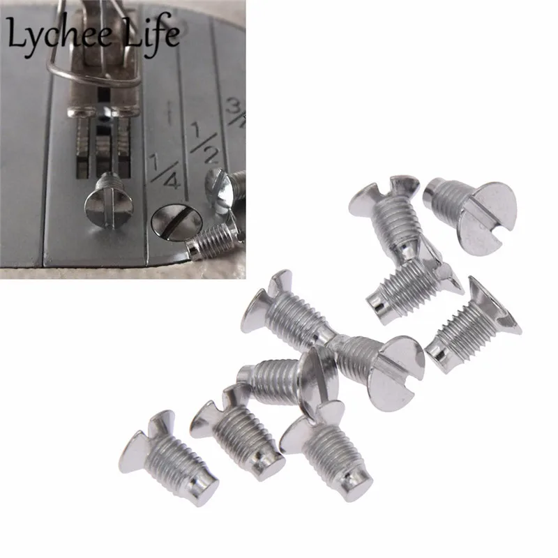 Lychee Life 10pcs Industrial Screws Needle Plate Stainless Steel Sewing Machine Parts DIY Handmade Factory Sewing Accessories
Lychee Life 10pcs Industrial Screws Needle Plate Stainless Steel Sewing Machine Parts DIY Handmade Factory Sewing Accessories