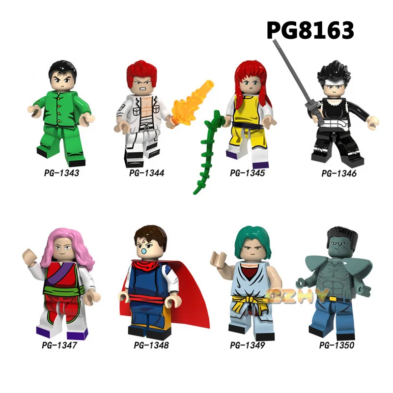 Single Sale Builing Blocks YuYu Hakusho Suzuki Comics Figures Genkai Yusuke Urameshi Kurama Bricks Model Children Toys PG8163
Single Sale Builing Blocks YuYu Hakusho Suzuki Comics Figures Genkai Yusuke Urameshi Kurama Bricks Model Children Toys PG8163