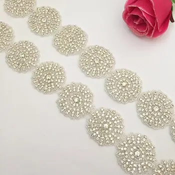 Sliver Rhinestone Decorations beaded Crystal Applique for wedding dresses Sewing on Bridal Sash Applique
Sliver Rhinestone Decorations beaded Crystal Applique for wedding dresses Sewing on Bridal Sash Applique