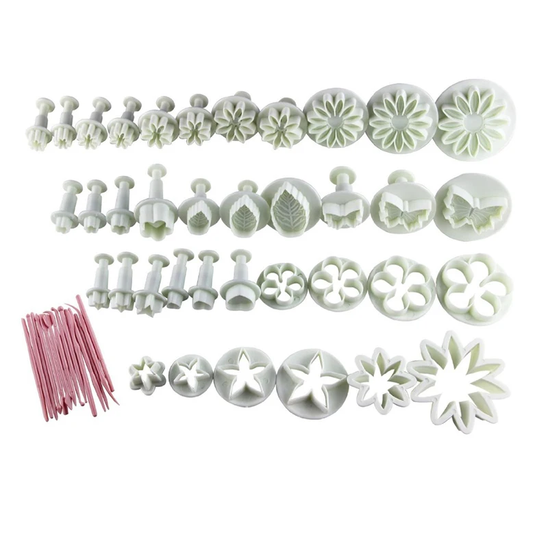44pcs/set Cake Fondant Gumpaste Spring Embossing Modelling Mold Decorating Tools Set FDA
44pcs/set Cake Fondant Gumpaste Spring Embossing Modelling Mold Decorating Tools Set FDA