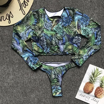 Urifens Sexy Backless Thong Bikini Push Up 2019 Bathing Suit Beach Swimwear Women Summer Long Sleeve Print Swimsuit Plavky LCN47
Urifens Sexy Backless Thong Bikini Push Up 2019 Bathing Suit Beach Swimwear Women Summer Long Sleeve Print Swimsuit Plavky LCN47