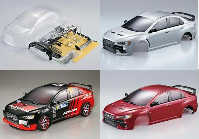 1/10 RC Drift Onroad Race MMitsubishi Lancer Evolution X Clear/Painted body for kyosho tamiya hsp redcat racing
1/10 RC Drift Onroad Race MMitsubishi Lancer Evolution X Clear/Painted body for kyosho tamiya hsp redcat racing
