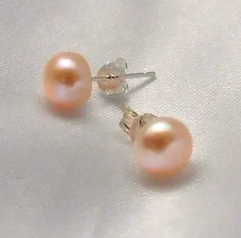 7-8MM Champagne Color Exquisite Genuine Natural Freshwater Pearl Stud Earrings Jewelry Hot Cheap Sale for Young Women 
7-8MM Champagne Color Exquisite Genuine Natural Freshwater Pearl Stud Earrings Jewelry Hot Cheap Sale for Young Women