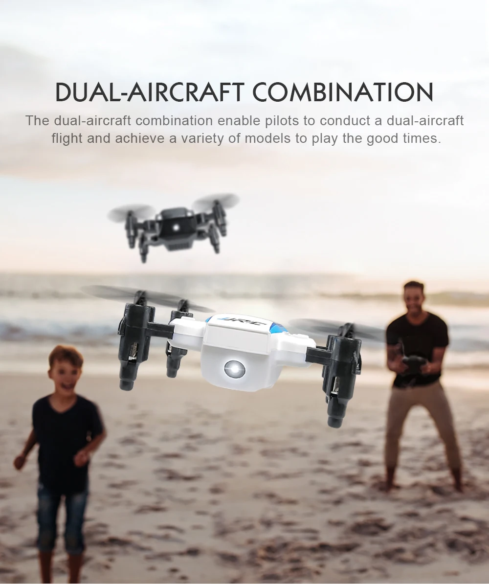 JJRC H345 Mini Drone WiFi FPV Micro Pocket Drone with HD Camera Folding Camera RC Quadcopter Altitude Helicopter
JJRC H345 Mini Drone WiFi FPV Micro Pocket Drone with HD Camera Folding Camera RC Quadcopter Altitude Helicopter