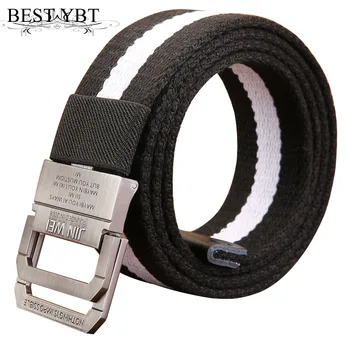 Best YBT Men Belt Canvas Alloy Double ring buckle Belt Waistband Outdoor Jeans Pants decoration Personality New Arrival Men Belt
Best YBT Men Belt Canvas Alloy Double ring buckle Belt Waistband Outdoor Jeans Pants decoration Personality New Arrival Men Belt