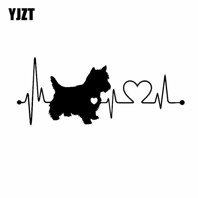 YJZT 21CM*8.4CM West Highland Westie Heartbeat Dog Vinyl Decoration Car Sticker Black/Silver C2-3321
YJZT 21CM*8.4CM West Highland Westie Heartbeat Dog Vinyl Decoration Car Sticker Black/Silver C2-3321