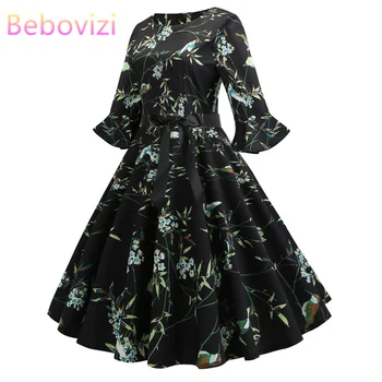 Bebovizi Women Clothes 2019 Bandage Dress Sexy Elegant Casual Party Plus Size Dresses 50s Vintage Flower Print Summer Vestidos
Bebovizi Women Clothes 2019 Bandage Dress Sexy Elegant Casual Party Plus Size Dresses 50s Vintage Flower Print Summer Vestidos