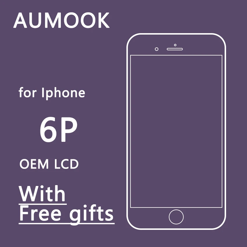 OEM Quality For iPhone 6 Plus LCD Display With Touch Screen Digitizer Assembly Replacement Free Shipping Free Gift No Dead Pixel
OEM Quality For iPhone 6 Plus LCD Display With Touch Screen Digitizer Assembly Replacement Free Shipping Free Gift No Dead Pixel