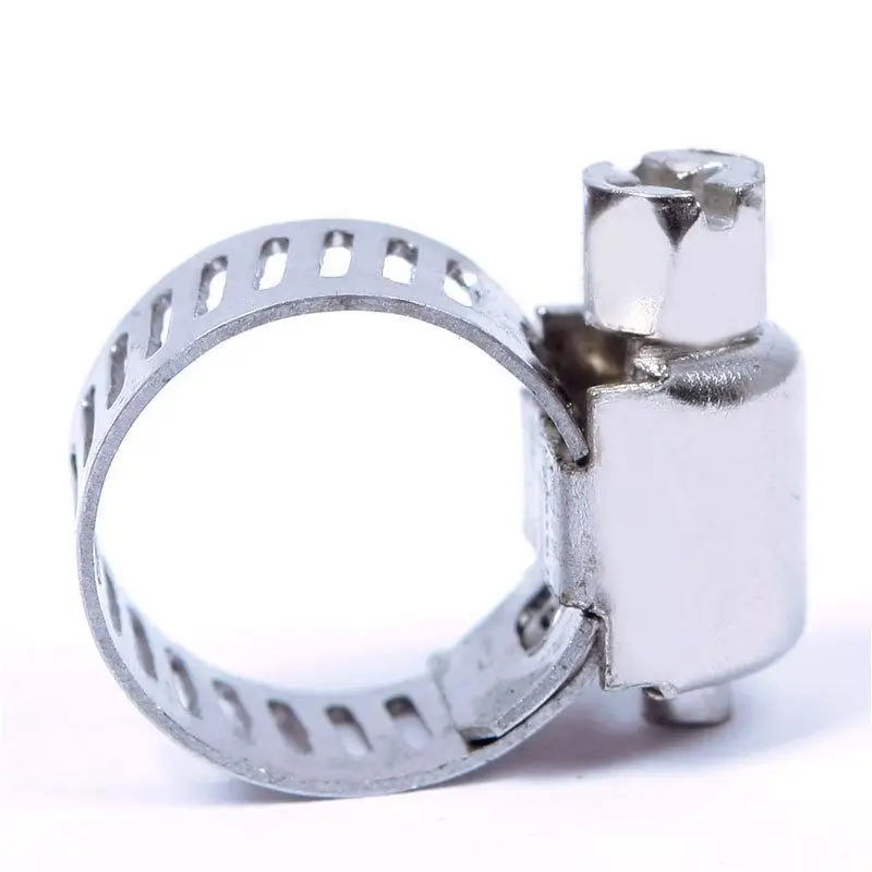 High Quality Stainless Steel Mini Jubilee Fuel Hose clamp Pipe Clips Air Water Hose Clamps
High Quality Stainless Steel Mini Jubilee Fuel Hose clamp Pipe Clips Air Water Hose Clamps