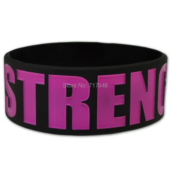 100pcs One inch debossed color filled STRENGTH wristband silicone bracelets free shipping by FEDEX
100pcs One inch debossed color filled STRENGTH wristband silicone bracelets free shipping by FEDEX