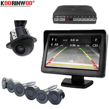 Koorinwoo Ultrasonic Electric Car Parking Sensor 6 Front Rearview camera Alert Radar Step-up Parktronic With 4.3" Screen Display
Koorinwoo Ultrasonic Electric Car Parking Sensor 6 Front Rearview camera Alert Radar Step-up Parktronic With 4.3" Screen Display