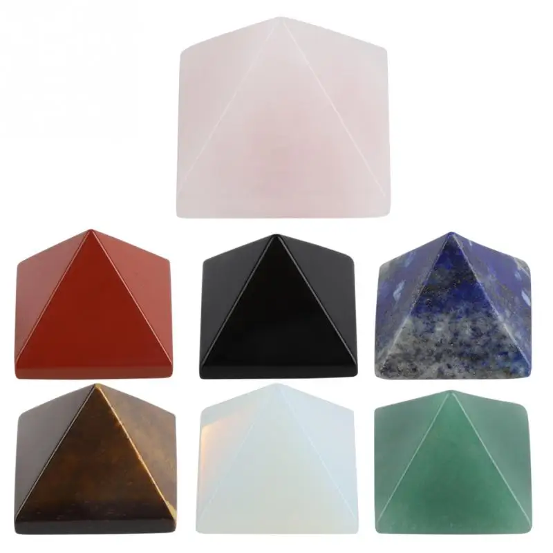 Natural Crystal Egyptian Pyramid Clear Stone Home Desk Decor Carved Stone Chakra Stones Healing Gifts
Natural Crystal Egyptian Pyramid Clear Stone Home Desk Decor Carved Stone Chakra Stones Healing Gifts