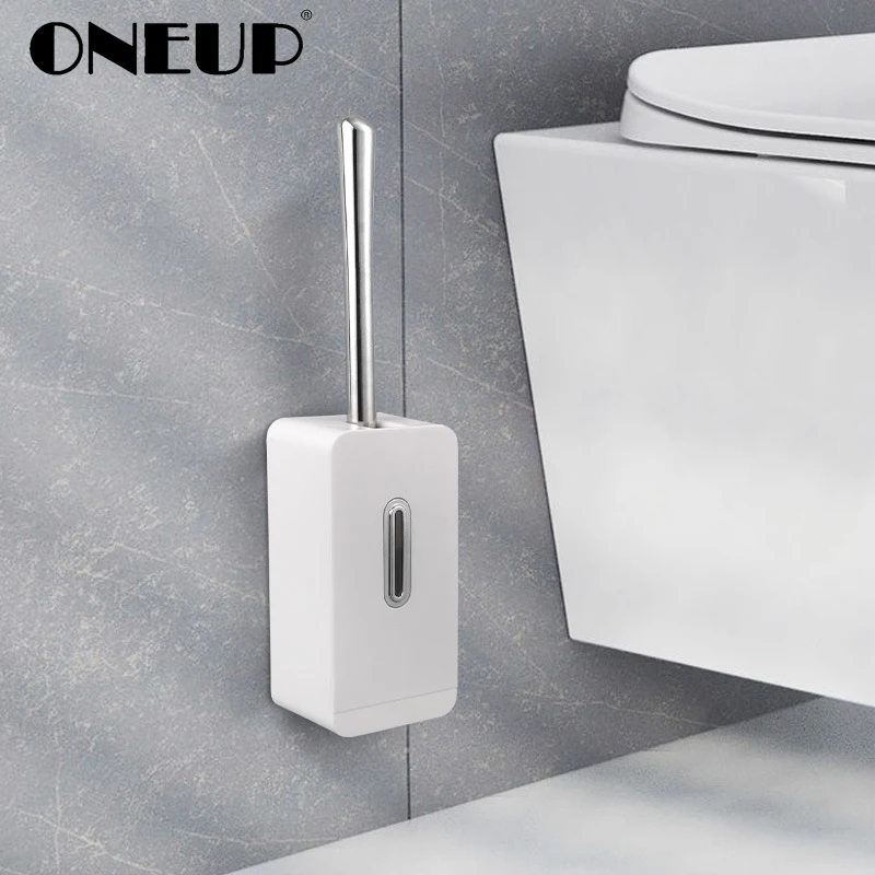 ONEUP Creative Environmental Modern Toilet Brush Long Handle Nailless Wall-mounted Bathroom Set Cleaning Nail-free Storage Box
ONEUP Creative Environmental Modern Toilet Brush Long Handle Nailless Wall-mounted Bathroom Set Cleaning Nail-free Storage Box