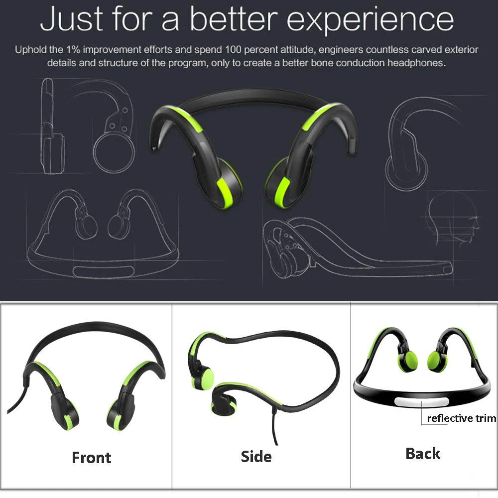 Open Ear Bone Conduction Headphones, Sports Headphone With Waterproof Sweatproof and Noise Reduction Microphone for iPhone/ An
Open Ear Bone Conduction Headphones, Sports Headphone With Waterproof Sweatproof and Noise Reduction Microphone for iPhone/ An