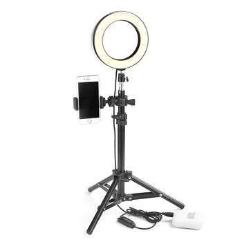 Mobile Phone Photography Selfie Ring Light with Stand Holder Mount Photo Studio Camera LED Light Lamp Universal for Most Phones
Mobile Phone Photography Selfie Ring Light with Stand Holder Mount Photo Studio Camera LED Light Lamp Universal for Most Phones