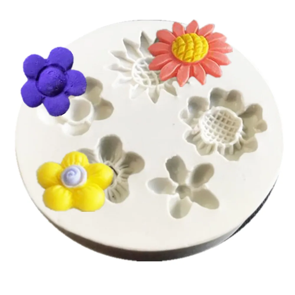 1 piece Flower silicone mold Cake fondant mold cake decorating tools chocolate gumpaste mold Soap Mold Rose sunflower
1 piece Flower silicone mold Cake fondant mold cake decorating tools chocolate gumpaste mold Soap Mold Rose sunflower
